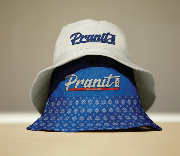 Pranit Bucket Hat – Classic Streetwear with Thai Textile Trim