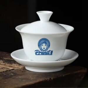 Pranit Porcelain Gaiwan Set: Tea for Two